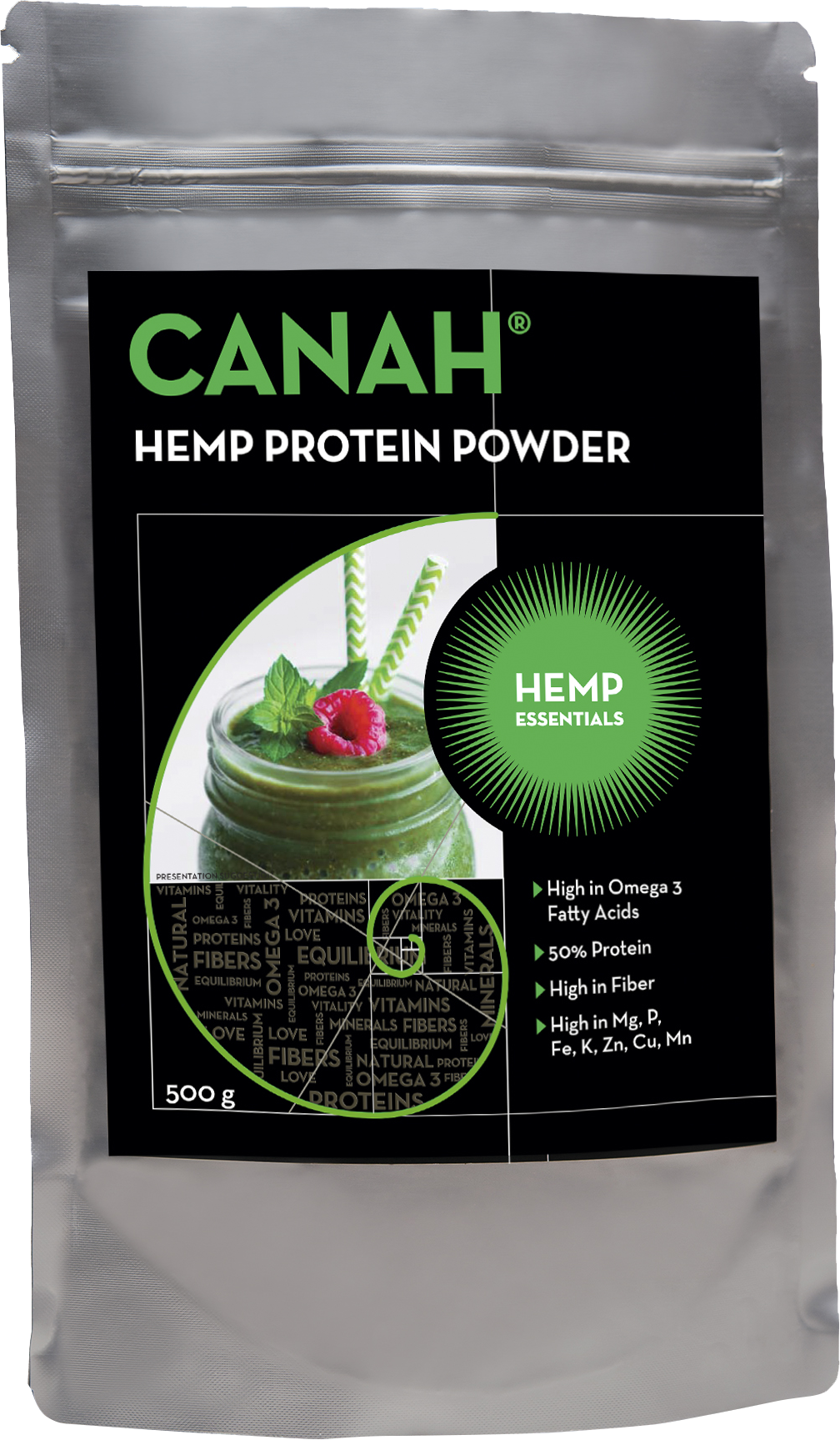 Canah HEMP PROTEIN POWDER 500 g