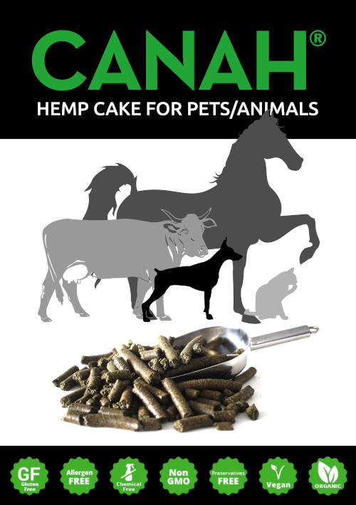 ORGANIC HEMP CAKE FOR PETS / ANIMALS CANAH